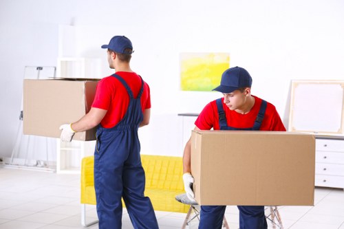 Removal team planning a house move in Eastcote