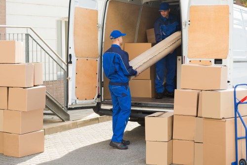 Customer raising a complaint during a moving service review