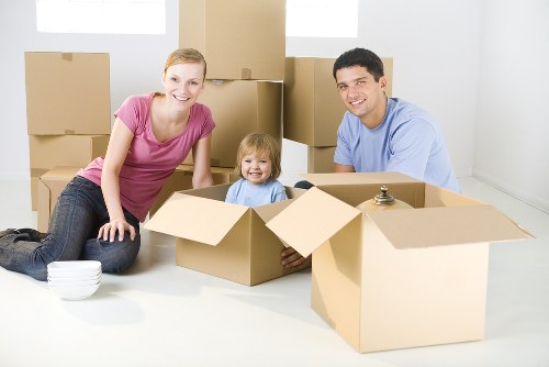 Packing boxes and moving supplies for a home move in Eastcote