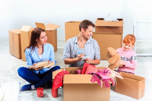 Office removal team planning a business move in Eastcote