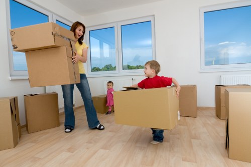 Local removals team planning access and parking for an Eastcote house move