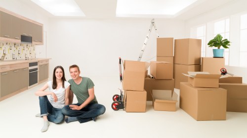 Local movers handling loading for an Eastcote property move