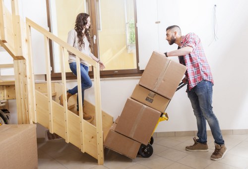 Furniture transport service in Eastcote with a van